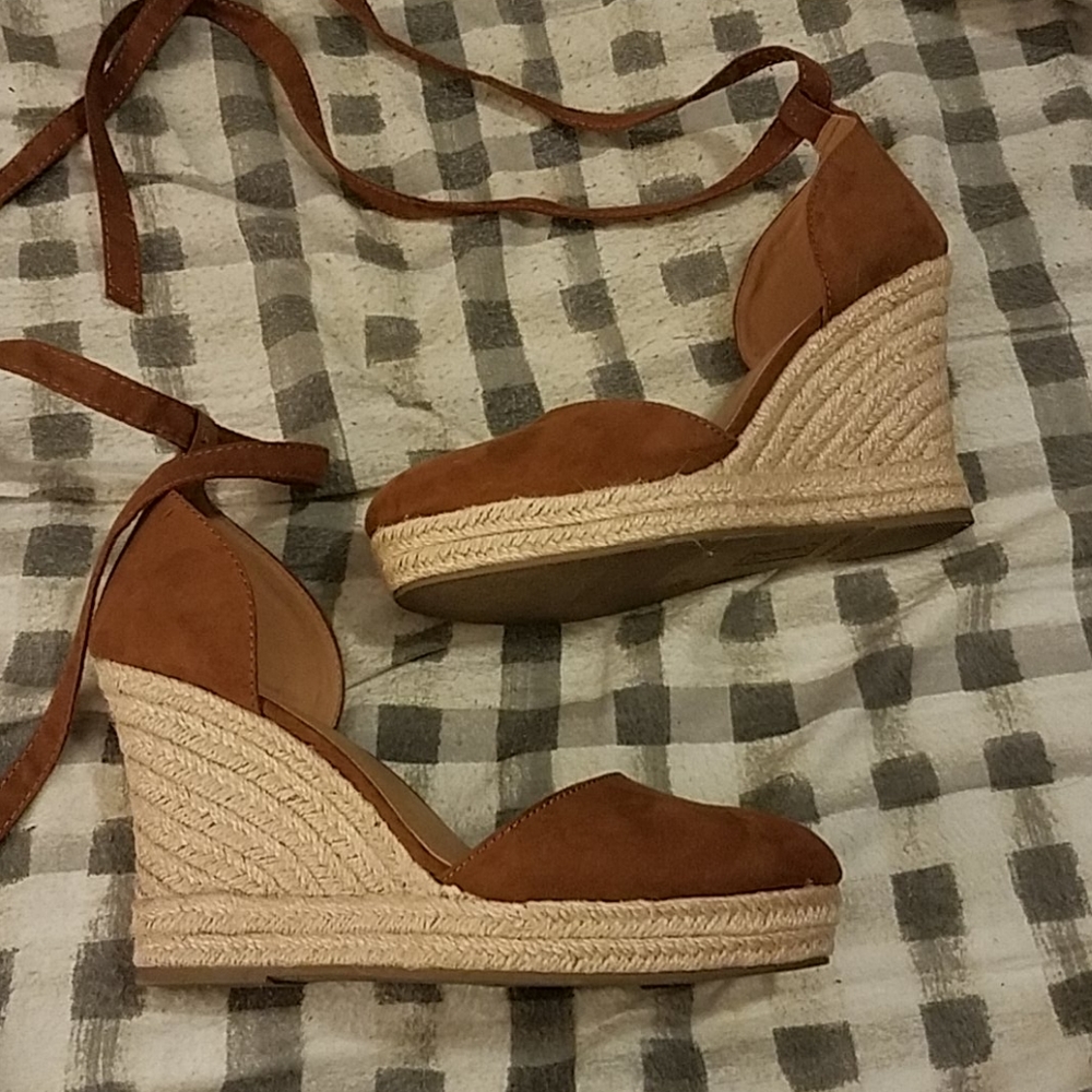 BRASH Espadrille wedges